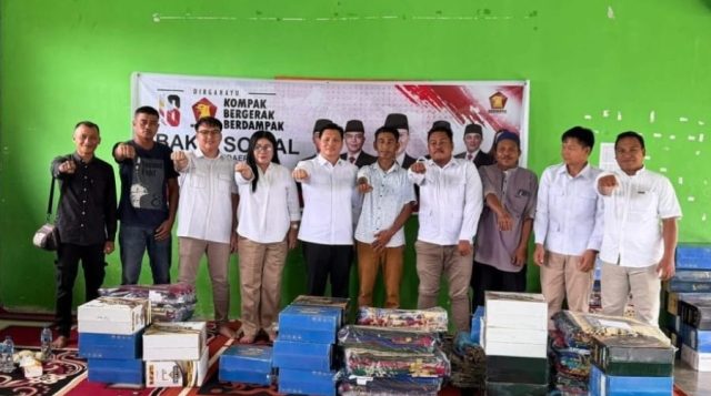 Dony Lumenta Sambangi Ponpes Al-Hidayah, Salurkan Bantuan di Momentum HUT ke-18 Partai Gerindra