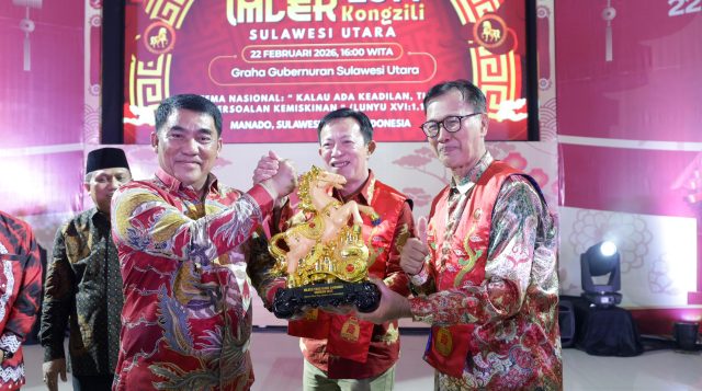 Gubernur Yulius Hadiri Imlek 2577, Sulut Jadi Teladan Toleransi