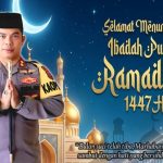 Kapolres Boltim AKBP Golfried Hasiholan menyampaikan ucapan selamat Ramadhan 1447 H sekaligus mengajak masyarakat menjaga keamanan dan ketertiban selama bulan suci.