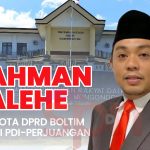 Anggota DPRD Boltim, Rahman Salehe Fraksi PDI-Perjuangan.