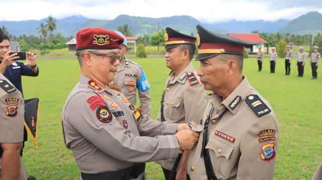 Kapolres Boltim Pimpin Sertijab Pejabat Utama, Dorong Profesionalisme Polri  