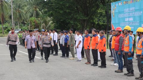 Kapolres Bolsel Pimpin Apel Gelar Pasukan Operasi Ketupat Samrat 2026