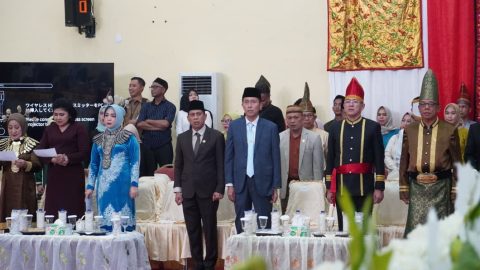 Sinergi Antar Daerah, Bupati Iskandar Hadiri HUT ke-72 Bolmong