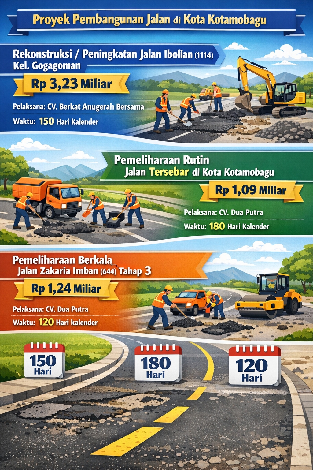 Infografis Tiga Paket