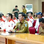Bupati Bolsel Iskandar Kamaru bersama jajaran ABPEDNAS Sulut dan Kepala Kejati Sulut Jacob Hendrik Pattipeilohy saat Pleno Perdana ABPEDNAS Sulut di Manado, Senin (20/4/2026).