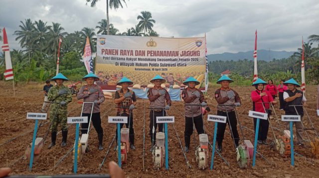 Polda Sulut Dukung Swasembada Pangan 2026, Kakorbinmas Hadir Perkuat Sinergi Tiga Pilar Bersama Petani Kotamobagu