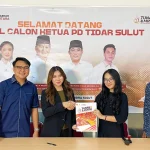 Dhea Lumenta, SE saat mendaftarkan diri sebagai calon Ketua PD TIDAR Sulut di Musda III, Manado, Kamis (23/4/2026).