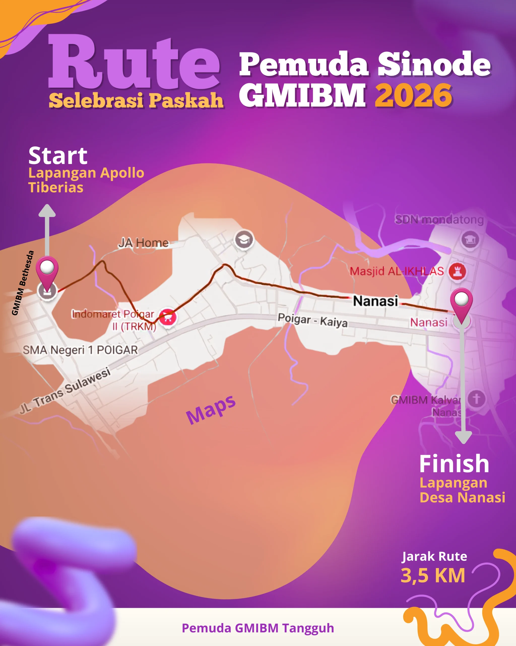 Rute Selebrasi PASKAH 2026