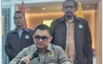 Aditya Anugrah Moha, Ketua Tim Perumus RUU Obligasi Daerah Fraksi Golkar MPR RI, saat memberikan penjelasan mengenai naskah akademik yang ditargetkan rampung dan diserahkan ke DPR RI pada Agustus 2026.
