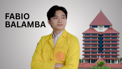 Catat Sejarah! Fabio Balamba Mahasiswa Kotamobagu Pertama Terpilih Duta Universitas Indonesia