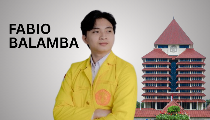 Fabio Milanazzurri Balamba, Duta Universitas Indonesia 2026