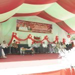 Perayaan Paskah Oikumene 2026 di Huntap Desa Modisi, Kecamatan Pinolosian Timur, yang dihadiri langsung oleh Bupati Bolsel Iskandar Kamaru bersama jajaran pemerintah daerah.