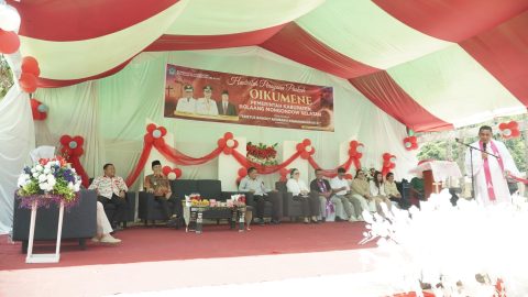Gelar Paskah Oikumene 2026 di Huntap Desa Modisi, Pemkab Bolsel Ajak Masyarakat Bersatu