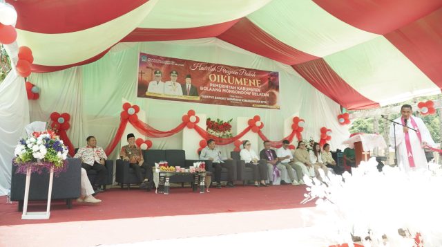 Gelar Paskah Oikumene 2026 di Huntap Desa Modisi, Pemkab Bolsel Ajak Masyarakat Bersatu