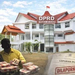 Gedung DPRD Kotamobagu yang menjadi sorotan publik usai mantan pimpinan dewan, HMAK alias Her, dilaporkan ke polisi atas dugaan penipuan proyek fiktif senilai Rp1,7 miliar.