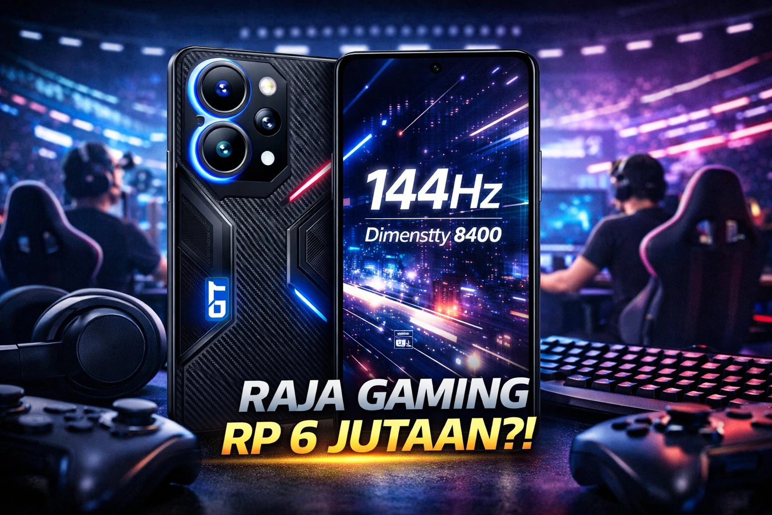 Infinix GT 50 Pro 5G tampil futuristik dengan layar 144Hz dan chipset Dimensity 8400 Ultimate, siap menggebrak pasar smartphone gaming Sulut.