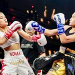 Debut internasional Winona Karamoy di Byon Combat 7 berakhir dengan kekalahan tipis dari Emmabel Cassandra, tetapi ia bangga bisa menyelesaikan empat ronde penuh. (Foto: IG Byon Combat)
