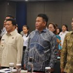 Wakil Bupati Bolsel Deddy Abdul Hamid saat menghadiri Rapat Konsolidasi Program Makan Bergizi Gratis di Minahasa Utara, Jumat (8/5/2026). (Sumber: Humas Pemkab Bolsel/Dok.)
