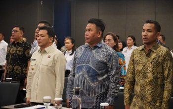 Wakil Bupati Bolsel Deddy Abdul Hamid saat menghadiri Rapat Konsolidasi Program Makan Bergizi Gratis di Minahasa Utara, Jumat (8/5/2026). (Sumber: Humas Pemkab Bolsel/Dok.)