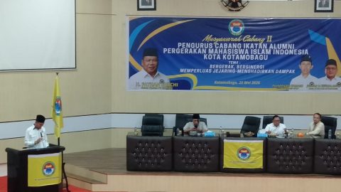 Jusran Mokolanot Pimpin IKA-PMII Kotamobagu 2025-2030