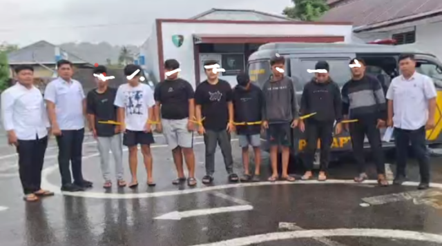 Coreng Wisata Bolmong, 8 Pelaku Penganiayaan Arter Muntoi Ditangkap Resmob Polres Kotamobagu 