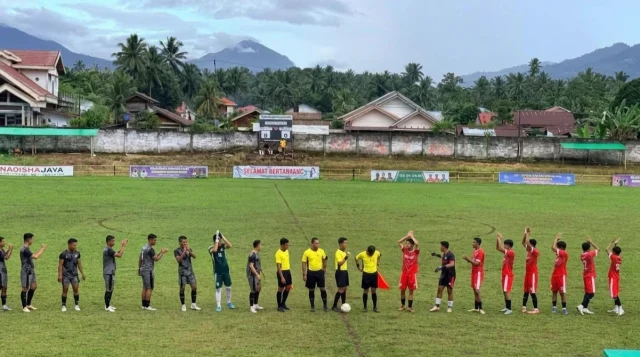 Bantai Matali FC 13-2, Amkei Kodim Tampil Perkasa di Stadion Nunuk Matali