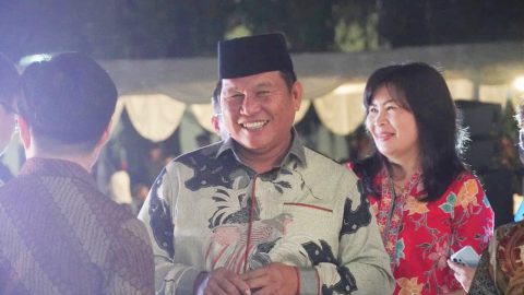 Wabup Deddy Abdul Hamid bersama tamu undangan menghadiri peresmian Museum Negeri Sulut yang diresmikan Menteri Kebudayaan RI Fadli Zon, Jumat (22/5/2026) di Manado.