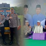 Kapolres Boltim, AKBP Golfried Hasiholan Pakpahan, S.H., M.Si menunjukkan dedikasi tinggi dalam menjaga ketertiban dan keamanan selama pelaksanaan Safari Dakwah dan Tabligh Akbar Ustadz Abdul Somad di Tutuyan. Dalam apel konsolidasi usai pengamanan, Kapolres memberikan arahan kepada personel Polres Boltim dan Brimob Polda Sulut sebagai bentuk apresiasi atas kerja sama dan profesionalisme mereka menjaga situasi tetap aman dan kondusif.