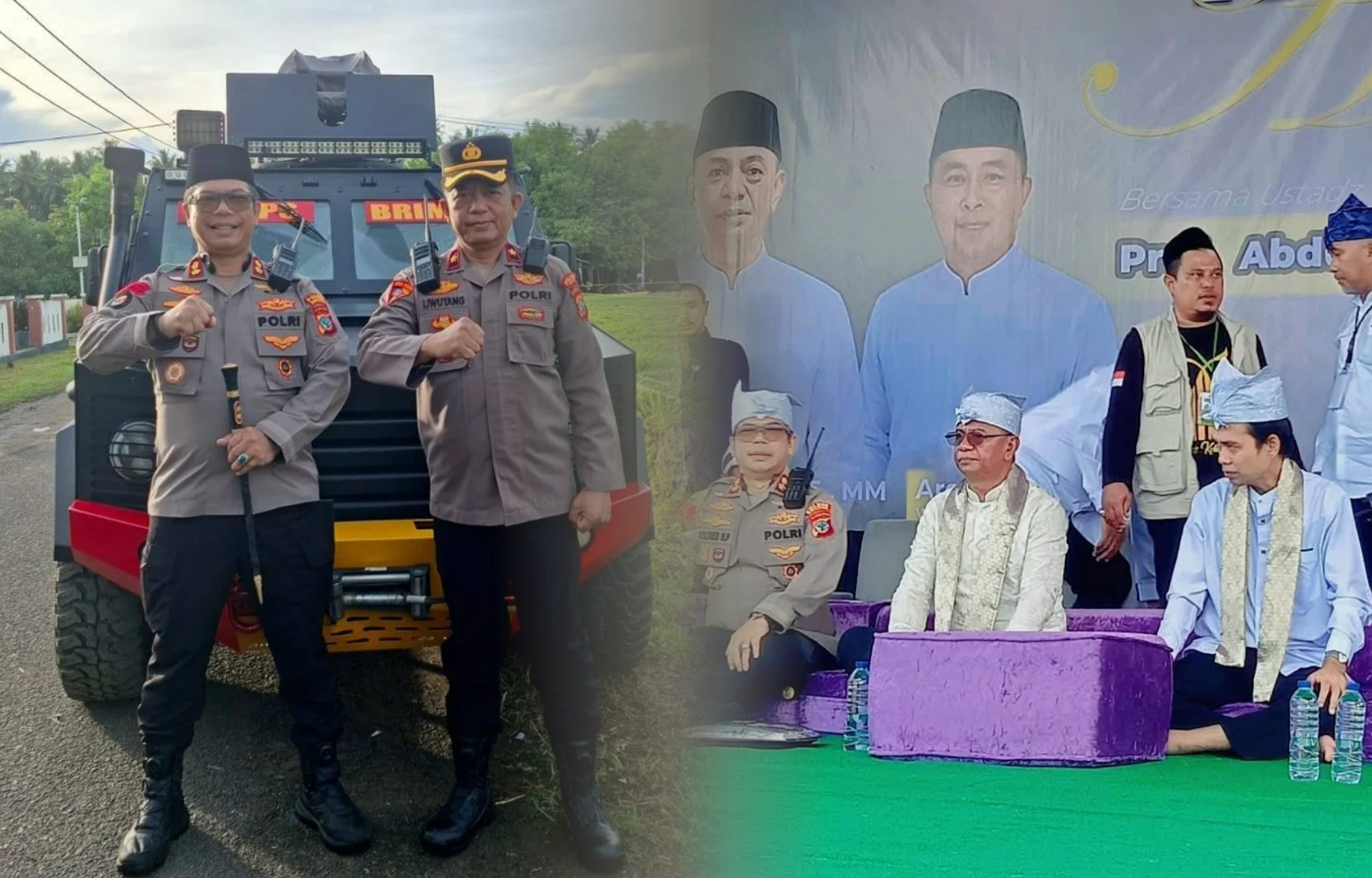Kapolres Boltim, AKBP Golfried Hasiholan Pakpahan, S.H., M.Si menunjukkan dedikasi tinggi dalam menjaga ketertiban dan keamanan selama pelaksanaan Safari Dakwah dan Tabligh Akbar Ustadz Abdul Somad di Tutuyan. Dalam apel konsolidasi usai pengamanan, Kapolres memberikan arahan kepada personel Polres Boltim dan Brimob Polda Sulut sebagai bentuk apresiasi atas kerja sama dan profesionalisme mereka menjaga situasi tetap aman dan kondusif.