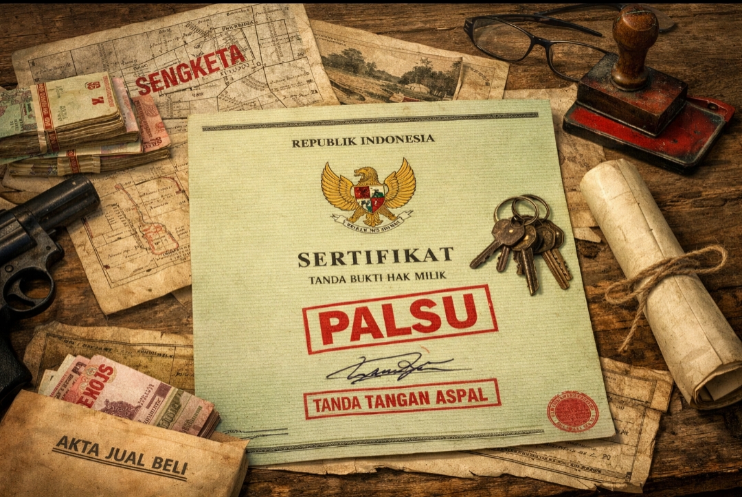 Dokumen tanah bertanda ‘PALSU’ menjadi bukti praktik mafia tanah yang merugikan warga. Pemerintah dan aparat kini menelusuri jaringan pemalsuan sertifikat untuk menegakkan keadilan.