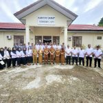 Foto bersama Pemda Kota Kotamobaagu bersama Pemdes Kobo Kecil pasca rapat evaluasi. (Foto: istimewa)