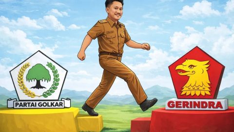 Rendy Mangkat Resmi Bergabung Gerindra Kotamobagu
