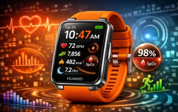 Huawei Watch Fit 5 Pro kini dilengkapi fitur pemantauan kesehatan jantung dan risiko gula darah yang lebih presisi.