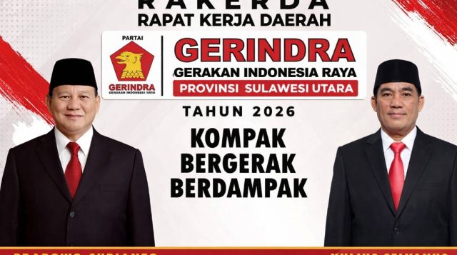 Gerindra Sulut Gelar Rakerda Akbar di Manado