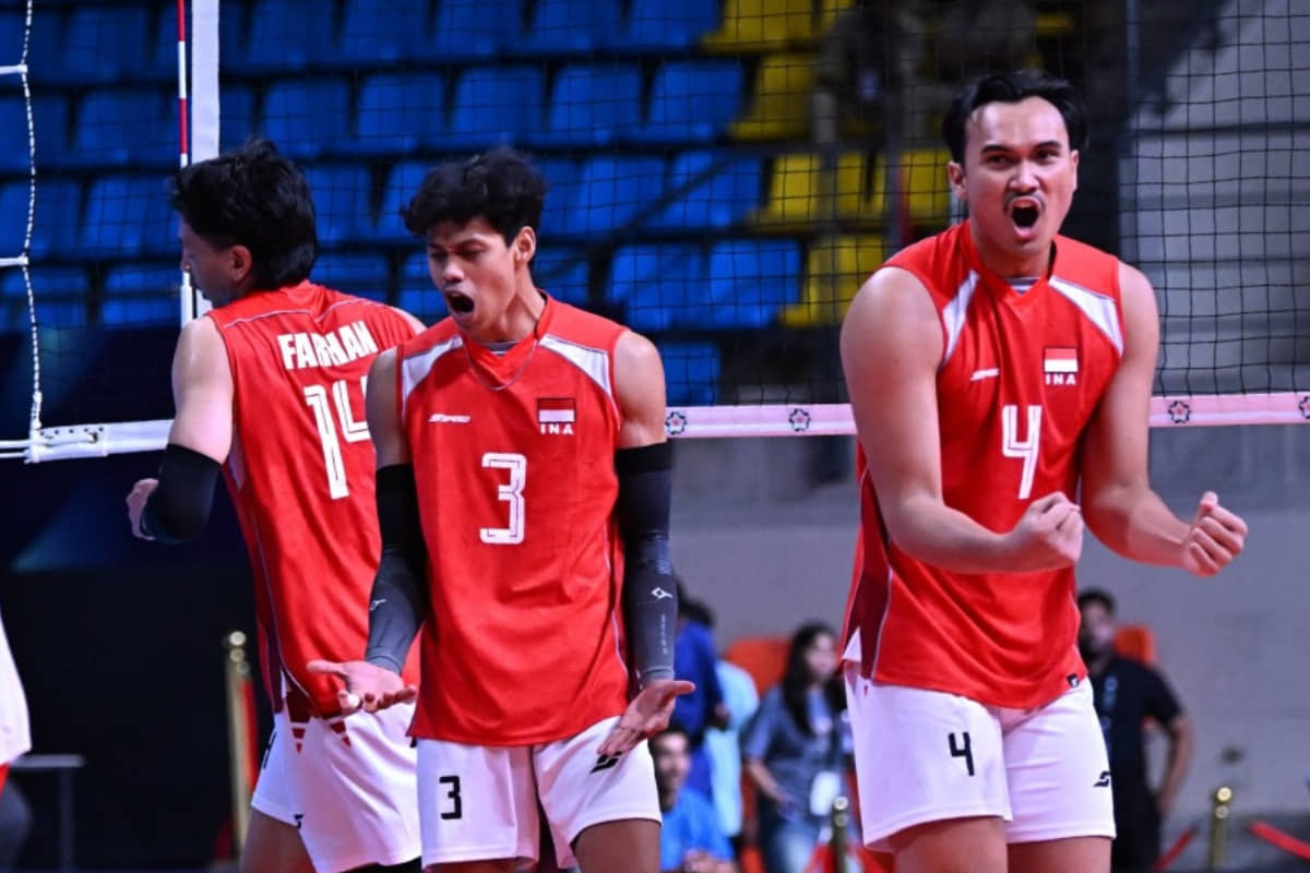 Timnas Voli Putra Indonesia juara AVC Cup 2026 setelah kalahkan Korea Selatan 3-0 di final Ahmedabad.