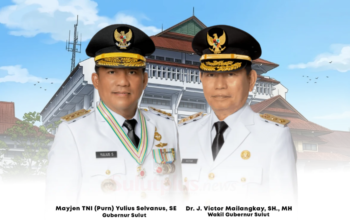 Sederet Capaian Sulut 2025 di Bawah Kepemimpinan Yulius-Victor, Salah Satunya Ekonomi Tumbuh 5,66 Persen 3 Gubernur Sulawesi Utara Yulius Selvanus (kiri) bersama Wakil Gubernur Victor Mailangkay (kanan), yang berhasil membawa pertumbuhan ekonomi Sulut tahun 2025 tumbuh positif sebesar 5,66 persen serta merealisasikan berbagai program strategis daerah.