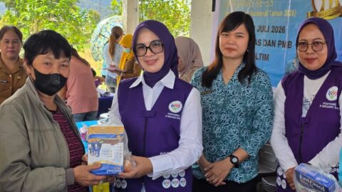 Tingkatkan Kualitas Layanan Dasar, Rosita Manoppo Pobela Pantau Langsung Posyandu di Desa Bongkudai Baru