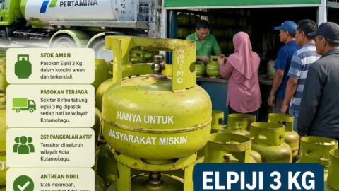 Pemkot Berhasil Akhiri Antrean Elpiji 3 Kg di Kotamobagu, Pastikan Stok Aman
