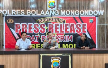PRESS RELEASE: Polres Bolmong Selesaikan Empat Kasus Tindak Pidana Khusus Lex Spesialis Periode 2026