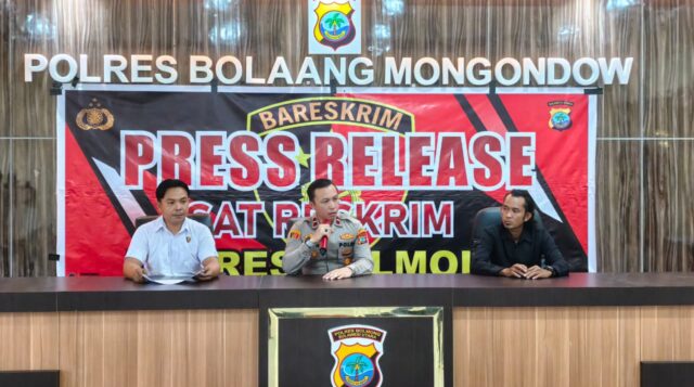 PRESS RELEASE: Polres Bolmong Selesaikan Empat Kasus Tindak Pidana Khusus Lex Spesialis Periode 2026
