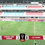 Hasil akhir laga pamungkas Grup S Liga 4 Piala Presiden 2026 di Stadion Mandala Krida, Yogyakarta, Senin (15/6/2026). Persma 1960 Manado memastikan kemenangan tipis 1-0 atas PSP Padang lewat gol tunggal Riando Subuh.