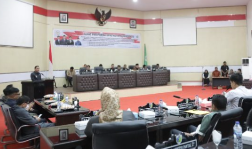 DPRD Kota Kotamobagu Menggelar Rapat Paripurna Tingkat I Tentang Ranperda Pertanggungjawaban APBD 2025 3 IMG 20260713 103511 365