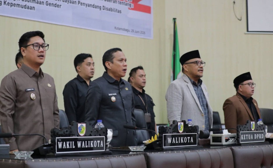 DPRD Kota Kotamobagu Menggelar Rapat Paripurna Tingkat I Tentang Ranperda Pertanggungjawaban APBD 2025 2 IMG 20260713 103538 303