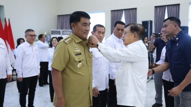 PMI Sulut 2026–2031 Resmi Dilantik Jusuf Kalla, Gubernur Yulius Dorong Gerak Cepat