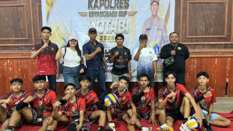 SMAS Budi Luhur Kembang Mertha Juara Voli Piala Kapolres Kotamobagu