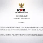 Surat Edaran KPK Nomor 7 Tahun 2026 tentang Pencegahan Korupsi dan Pengendalian Gratifikasi dalam PPDB/SPMB, sebagai instrumen tegas memutus praktik pungli dan kursi titipan di sektor pendidikan.