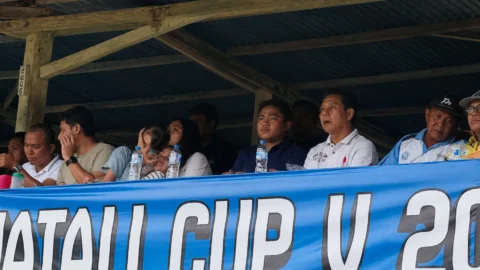 Pastikan Laga Aman, Kasat Reskrim Polres Kotamobagu Ahmad Waafi Kawal Langsung Semifinal Matali Cup V 2026