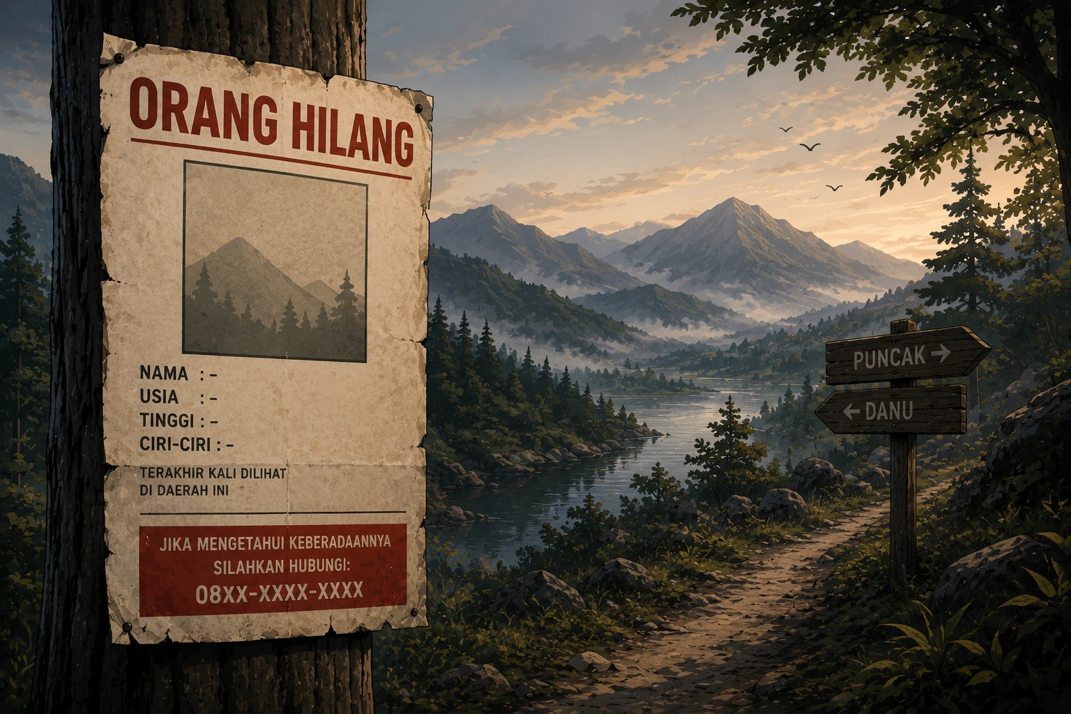 Ilustrasi Orang Hilang