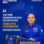 Ketua DPW PAN Sulawesi Utara, Sukarno Hatta Binol, menyampaikan arahan dalam konsolidasi perdana bersama jajaran pengurus dan kader PAN Sulut, Sabtu (6/6/2026). Momentum ini menjadi langkah awal kebangkitan PAN Sulut menuju persiapan Pemilu 2029.