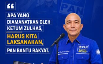 Konsolidasi Perdana PAN Sulut: Sukarno Hatta Binol Tegaskan Persatuan Kader 3 Ketua DPW PAN Sulawesi Utara, Sukarno Hatta Binol, menyampaikan arahan dalam konsolidasi perdana bersama jajaran pengurus dan kader PAN Sulut, Sabtu (6/6/2026). Momentum ini menjadi langkah awal kebangkitan PAN Sulut menuju persiapan Pemilu 2029.